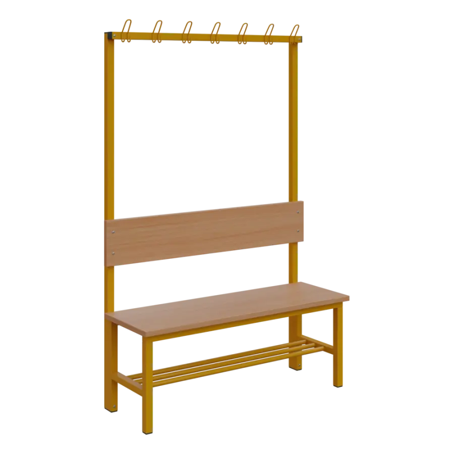 SVJ - 120 stěna jednostranná věšáková RAL 1028 - žlutá